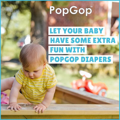 PopGop Baby Diapers Medium