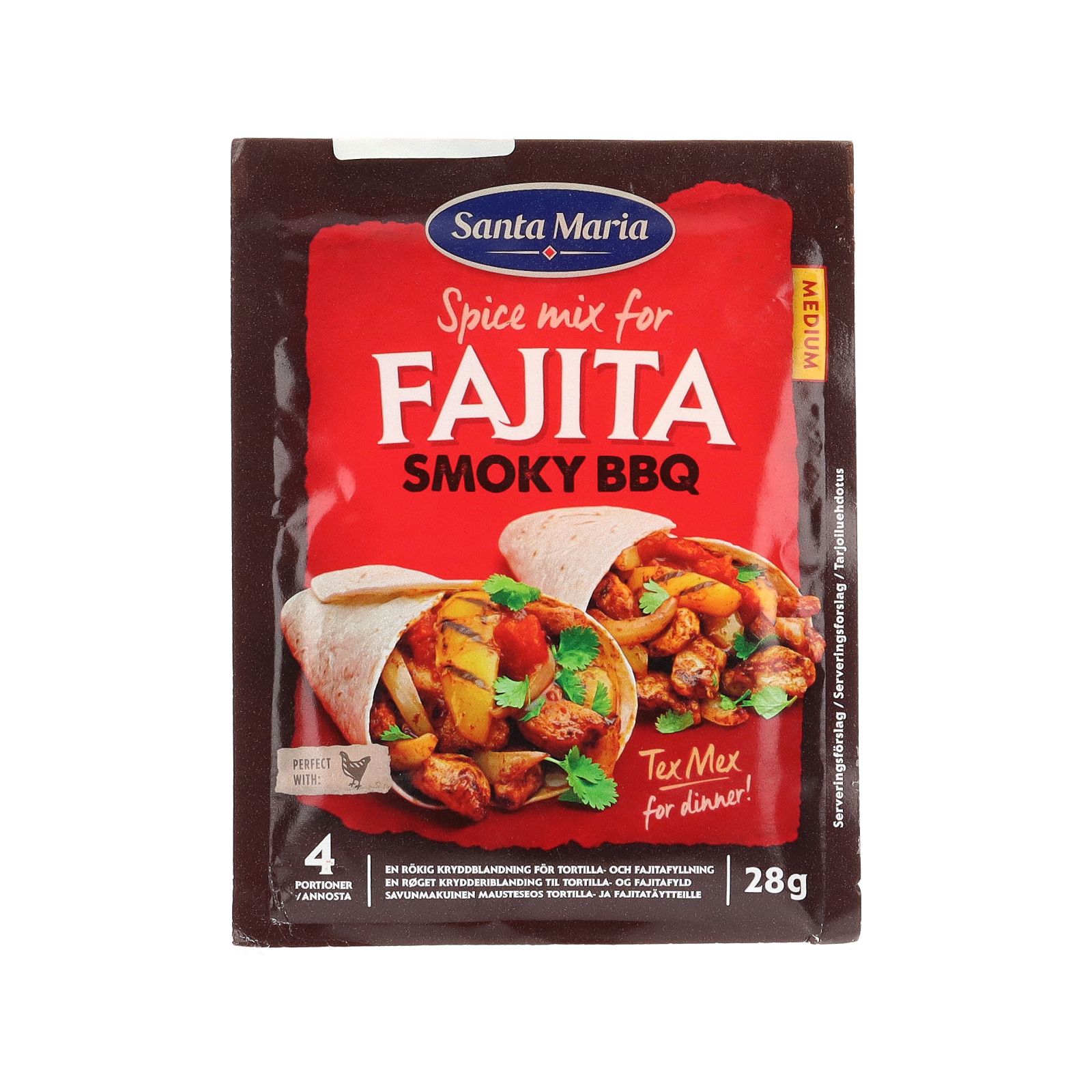 Buy Santa Maria Fajita Smoky BBQ 28 g Online in UAE Talabat UAE