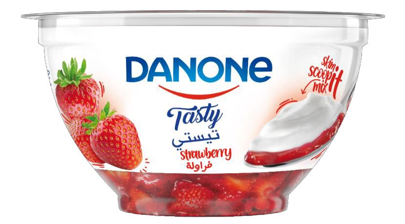 Buy Danone Strawberry Yoghurt 120 gm Online in Egypt | Talabat Egypt