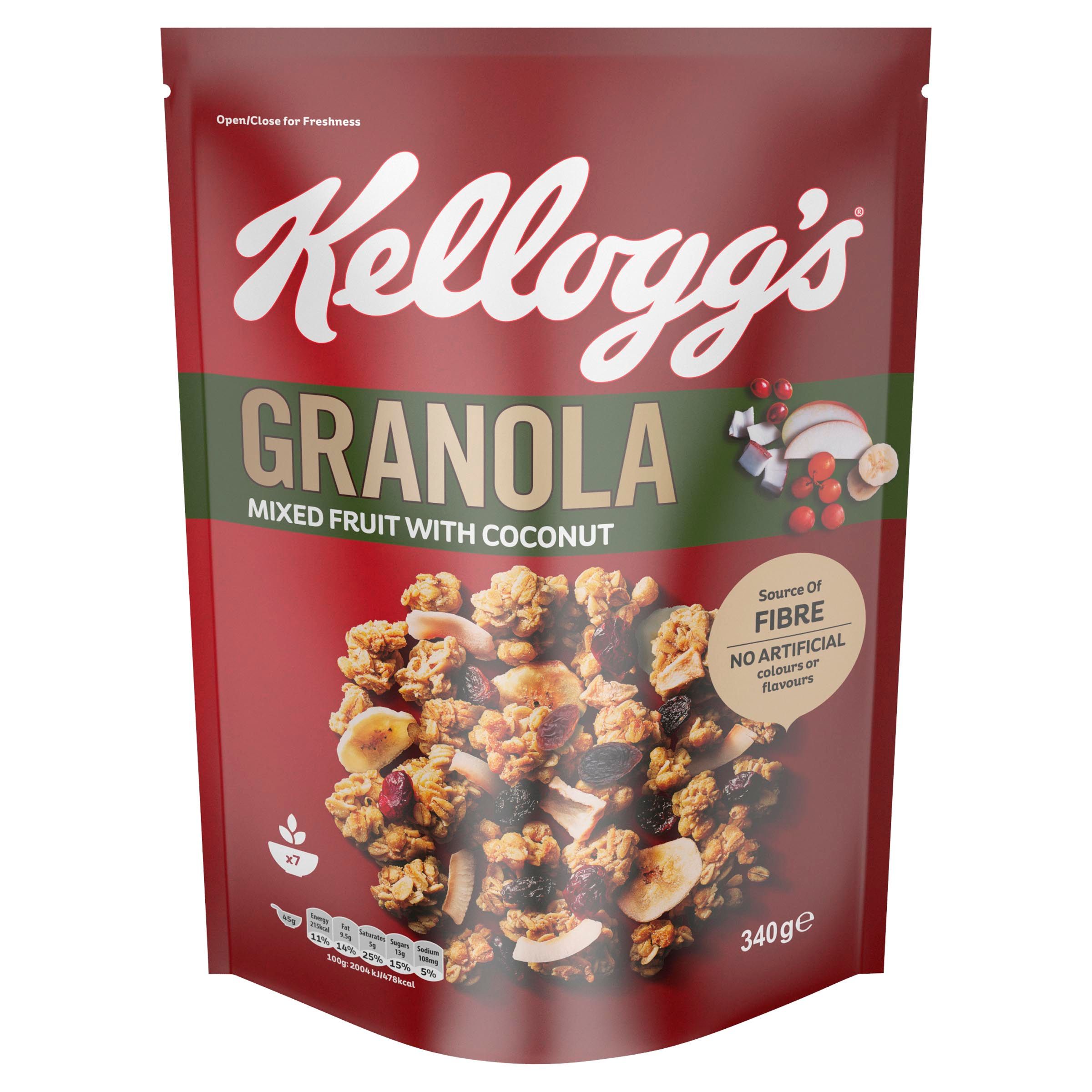 Buy Kellogg's Fruits Granola 340 g Online in UAE Talabat UAE