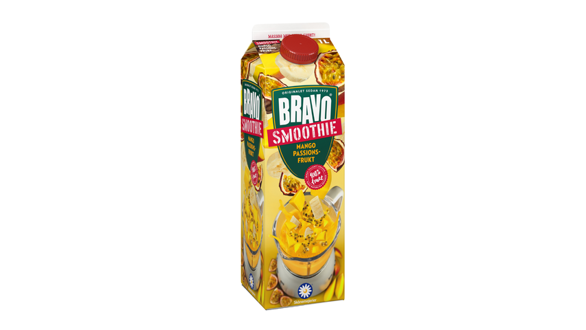 Bravo Smoothie Mango & Passionfrukt 1l