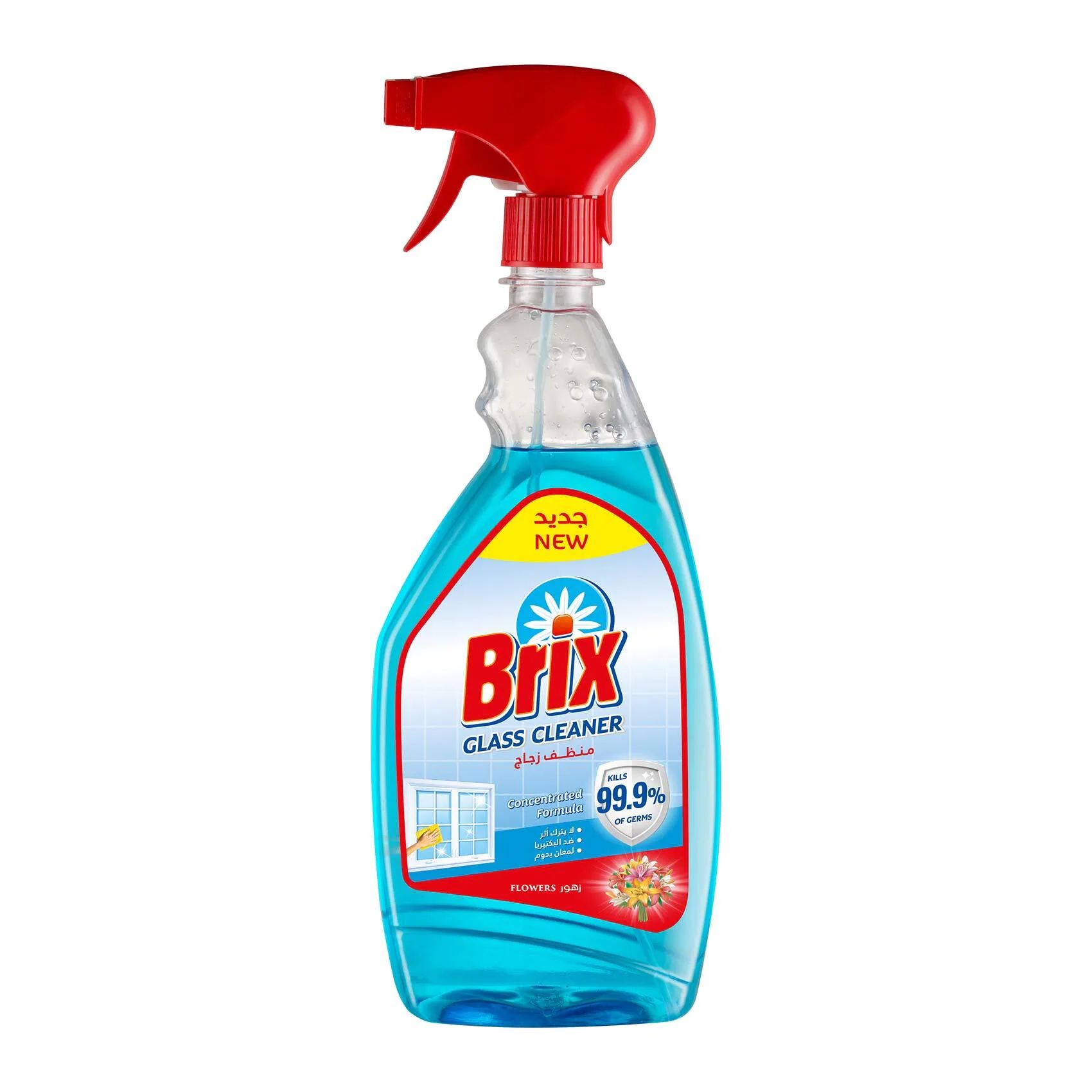 Buy Brix Glass Cleaner Flowers 500 ml Online in Egypt | Talabat Egypt