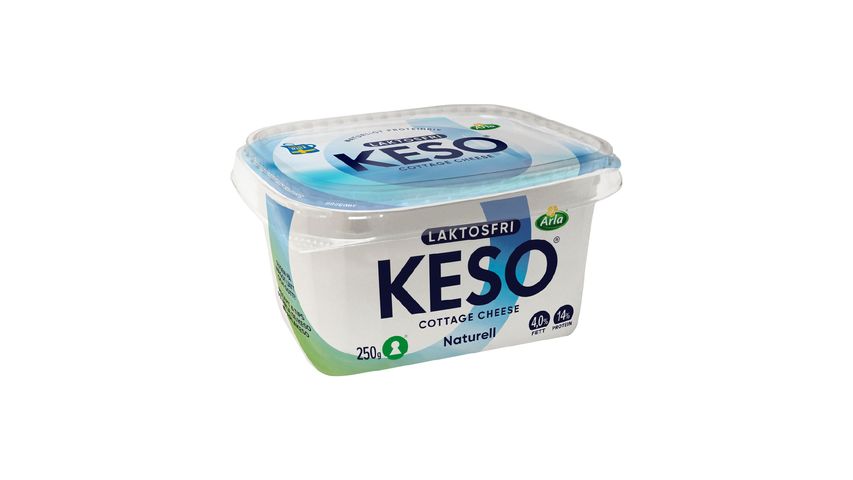 KESO Laktosfri Cottage Cheese 4% 250g