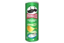 Pringles hagymás-tejf�ölös ízesítésű snack 165 g