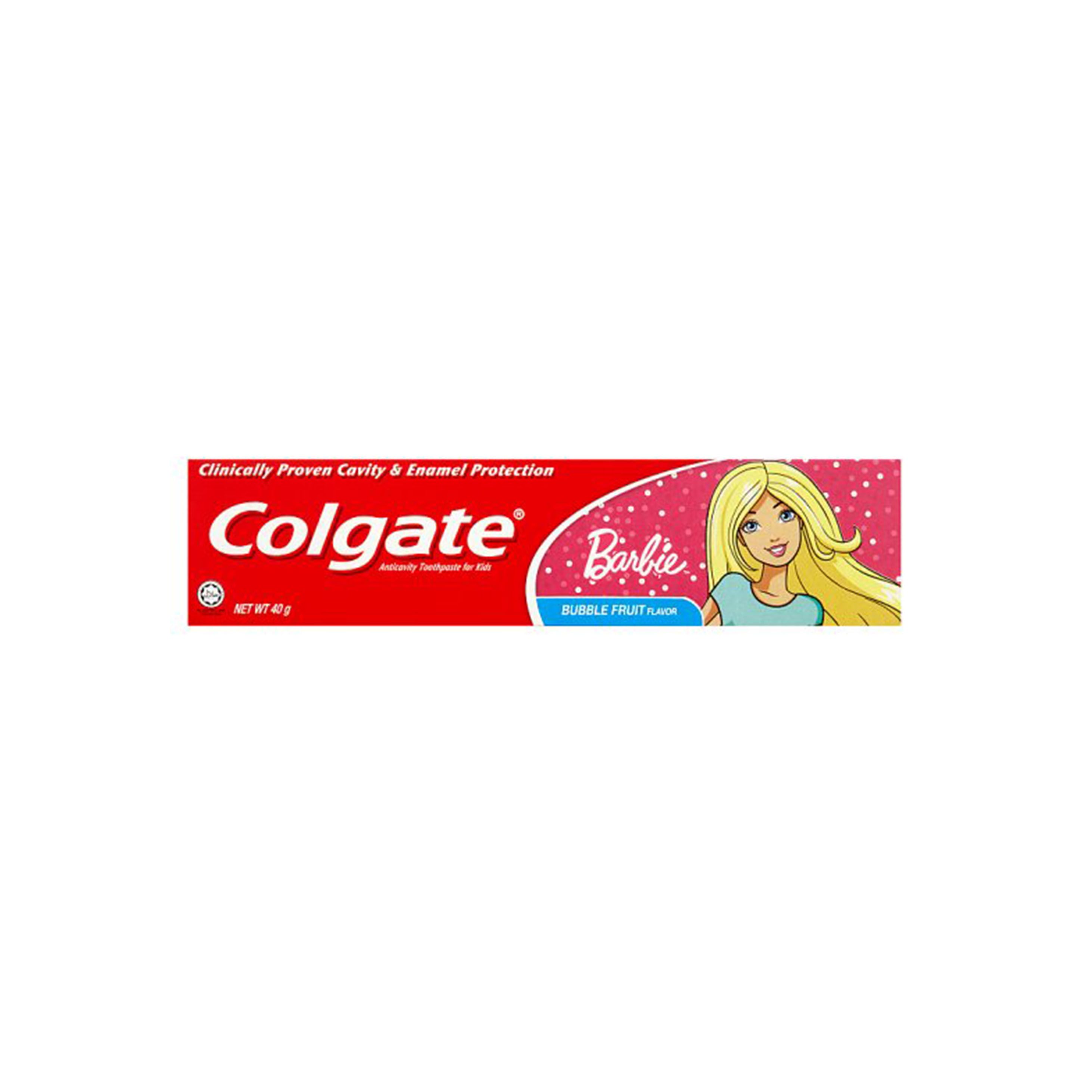 colgate barbie toothpaste