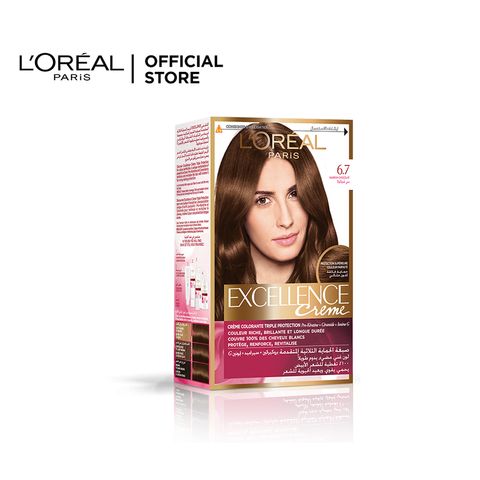 Buy L'Oreal Paris Excellence Creme 6.7 Chocolate Brown 172ml - Pandamart -  DHA (Phase-VIII) (KHI) online delivery in