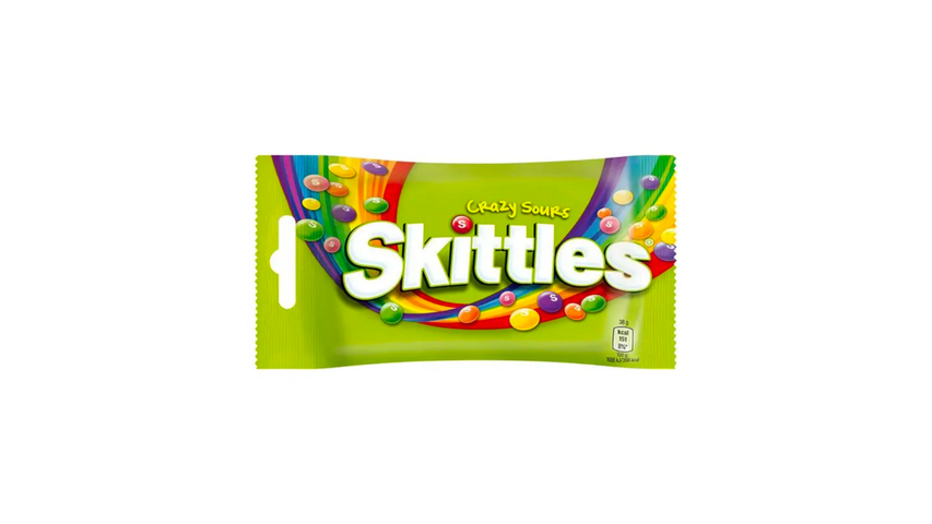 Skittles Crazy Sours Dragees in Sugar Coating 38 g