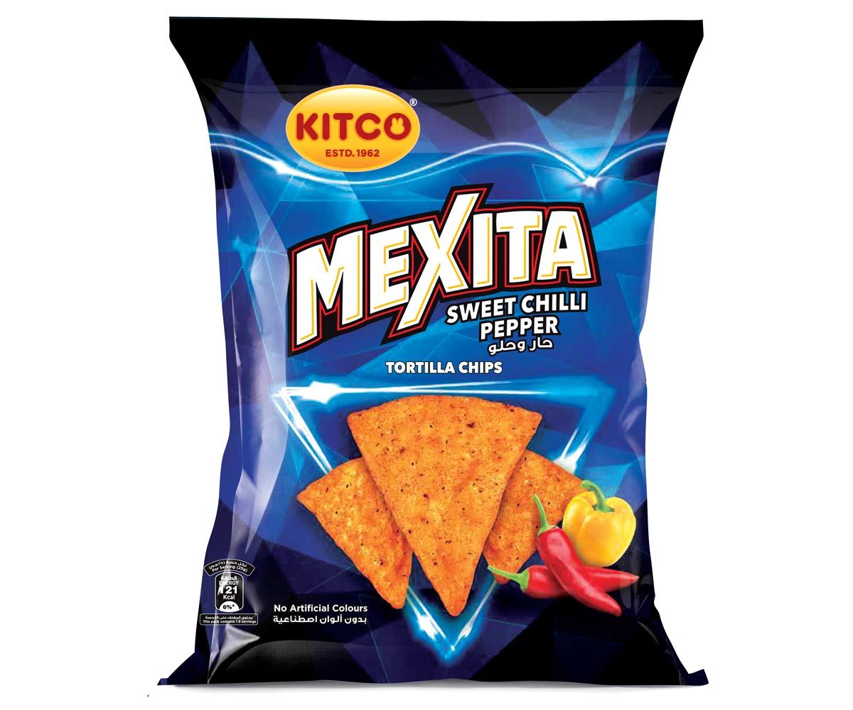 Buy Mexita Tortilla S/Chilli Pepper Chips 40 g Online in Kuwait