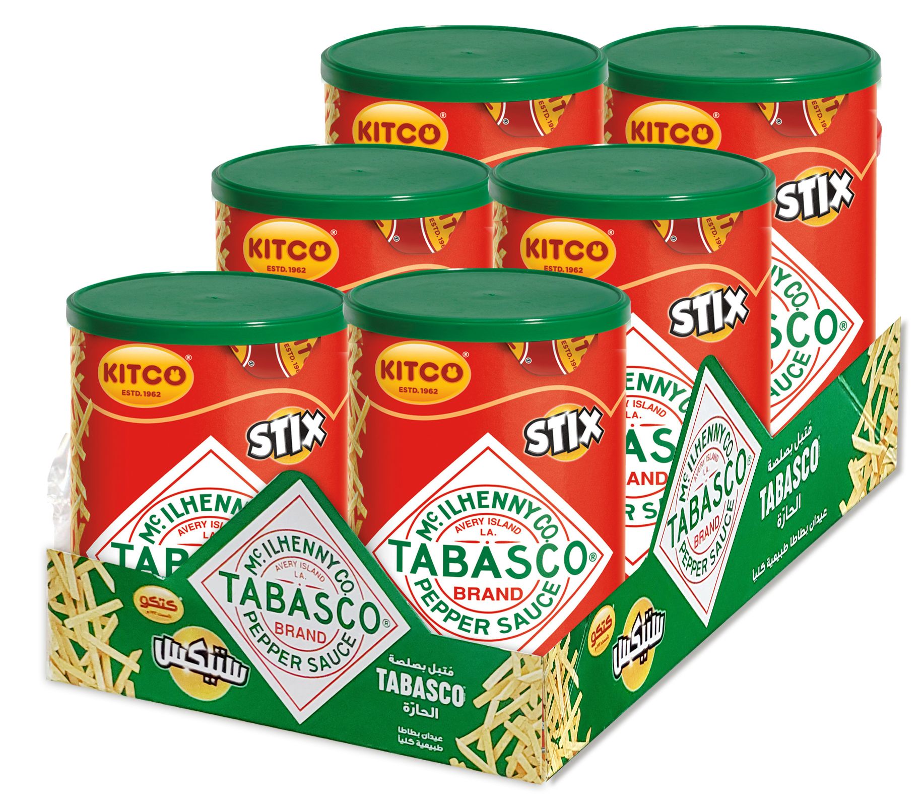 Buy Kitco Stix Tabasco 45 g x 6 pcs Online in Kuwait Talabat Kuwait