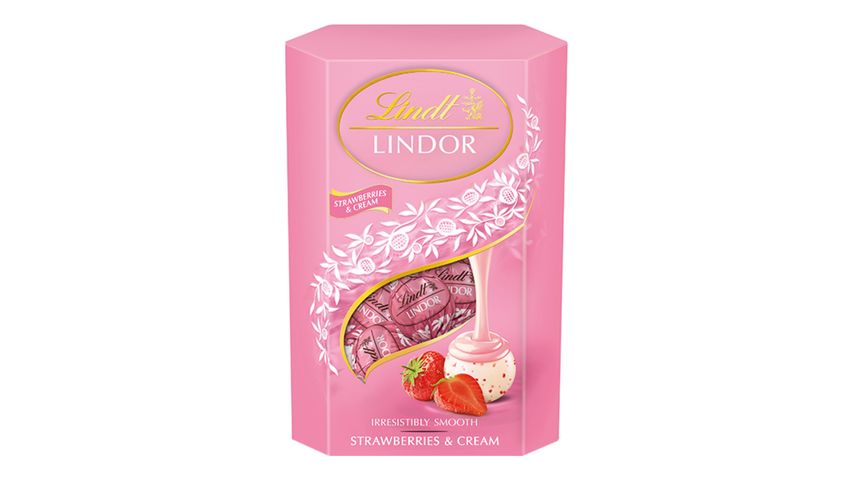 Lindt Lindor Strawberry And Cream Çikolata 200 G 7097