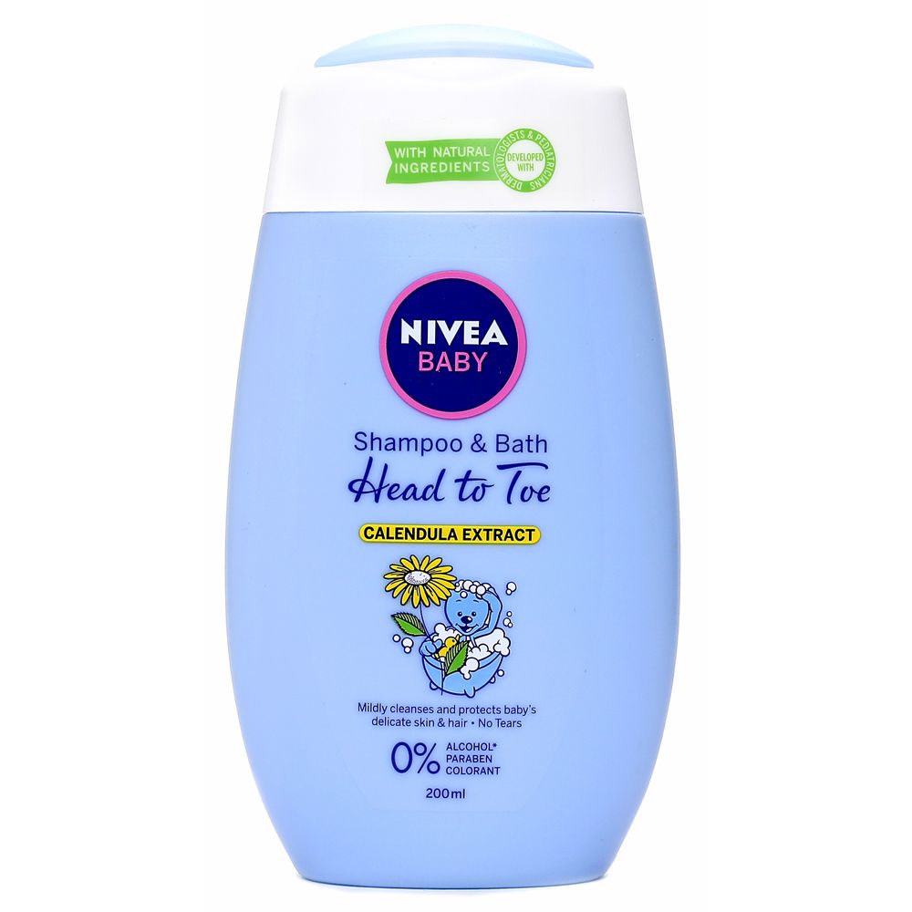 NIVEA, Baby Head-To-Toe Wash with Calendula 200ml