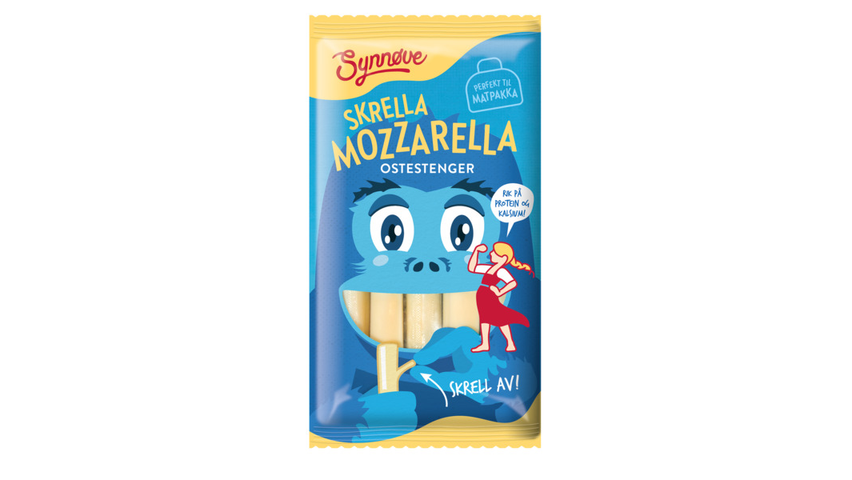 Synnøve Mozzarella Ostestrenger | 100g