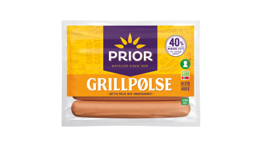 Prior Grillpølse Kylling & Kalkun | 600g