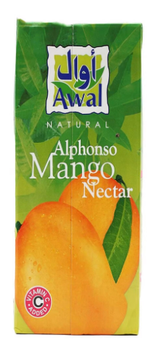 Buy Awal Natural Alphonso Mango Nectar Juice, 200ml Online in