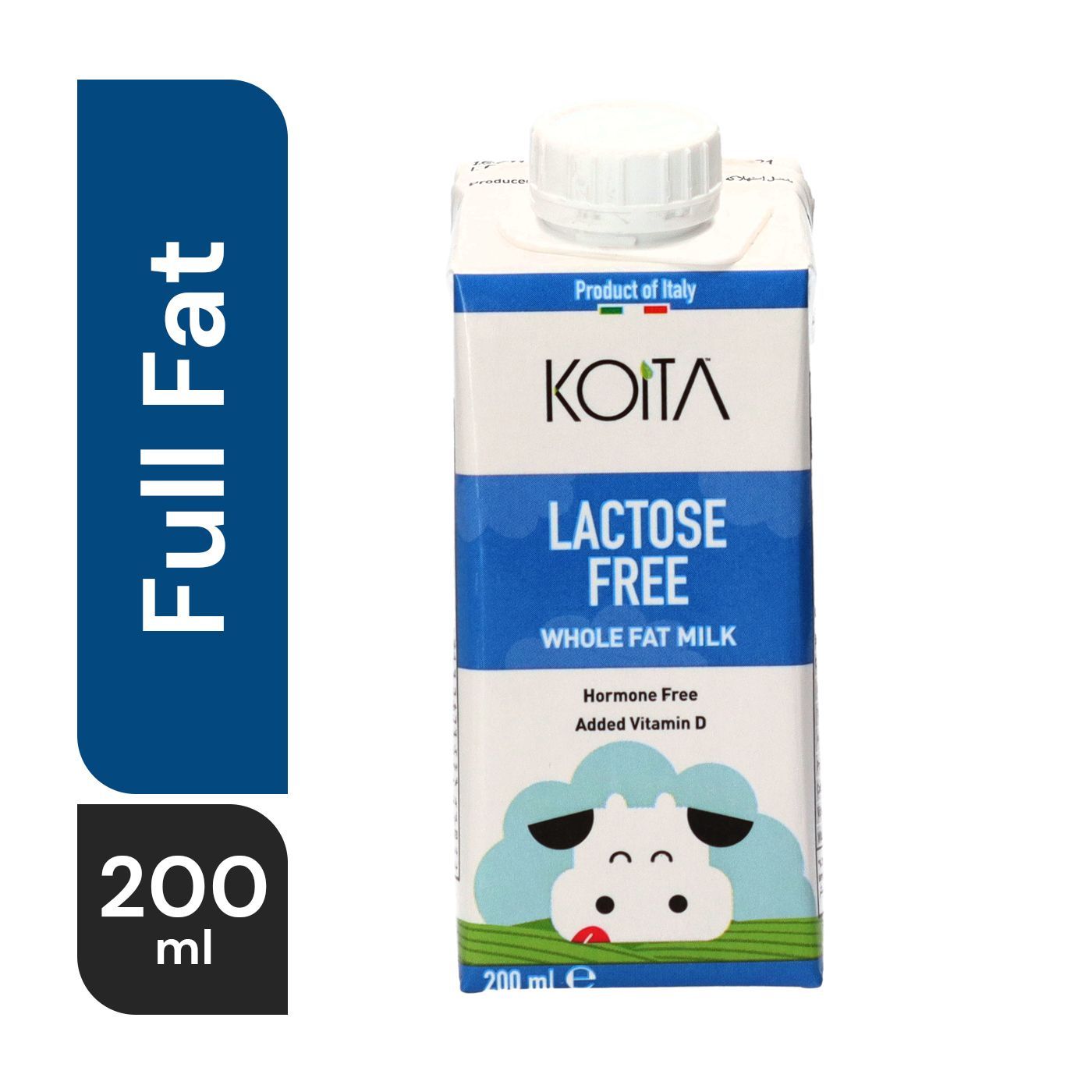 Buy Koita Lactose Free (Hormone Free) Full Fat Cow Milk 200 ml Online