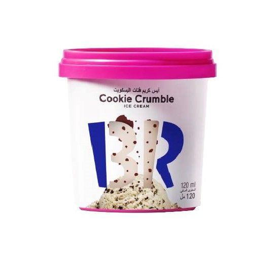 Buy Baskin Robbins Cookie Crumble Ice Cream 120 ml Online in UAE ...