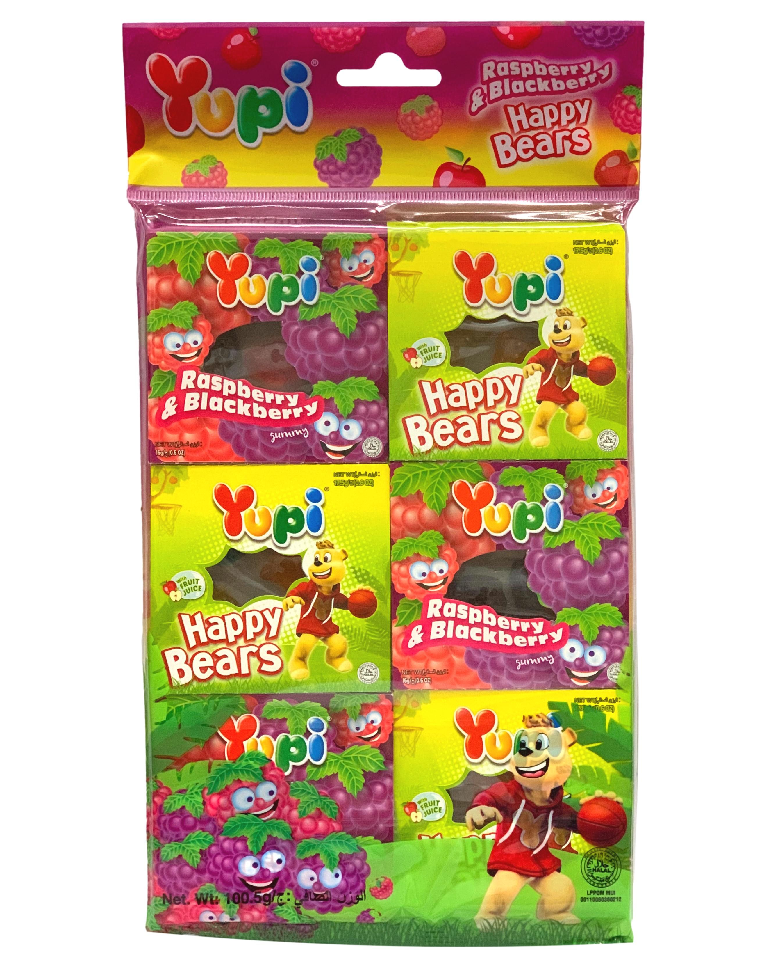 Buy Yupi Bears Raspberry & Blackberry Gummy 100 g Online in UAE Talabat UAE