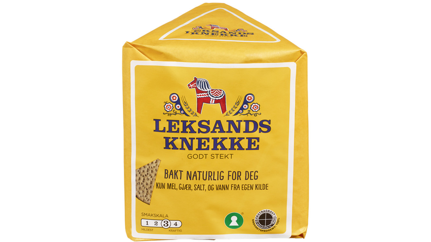 Leksands Crispbread Trekant Brungräddat 200g