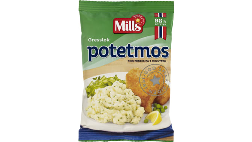 Mills Potetmos m/Gressløk | 90g