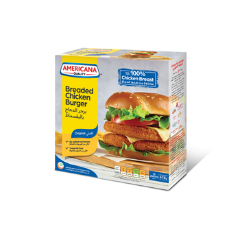 Americana Breaded Chicken Burger 678g