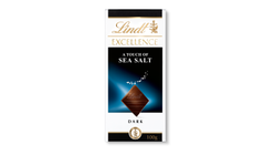 Lindt Excellence A Touch of Sea Salt finom keserű csokoládé tengeri sóval 100 g