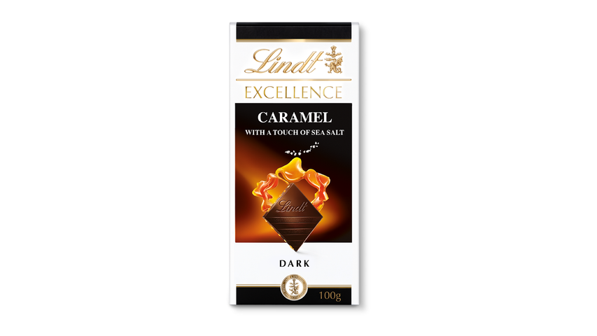 Lindt Excellence Karamell/havsalt | 100g