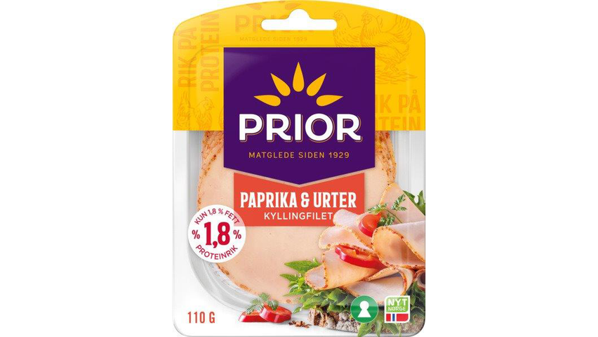 Prior Kyllingfilet Paprika/Urter | 110g