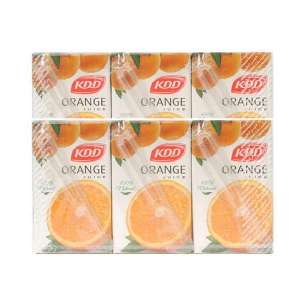 Buy Kdd Orange Juice 6 x 250 ml Online in Bahrain Talabat Bahrain