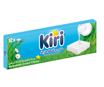 Kiri Spreadable Cream Cheese Squares 12 Portions 200G