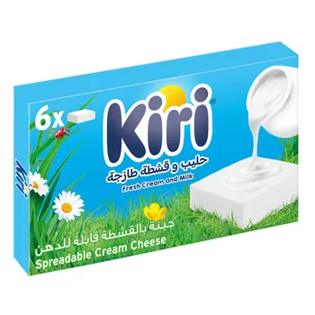 Kiri Spreadable Cream Cheese 6 Portions 100G