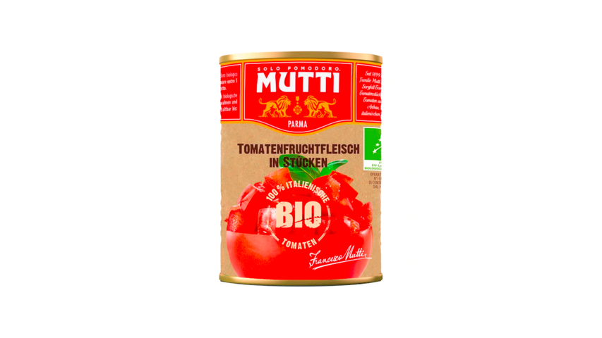 Mutti Tärnade Tomater EKO 400g