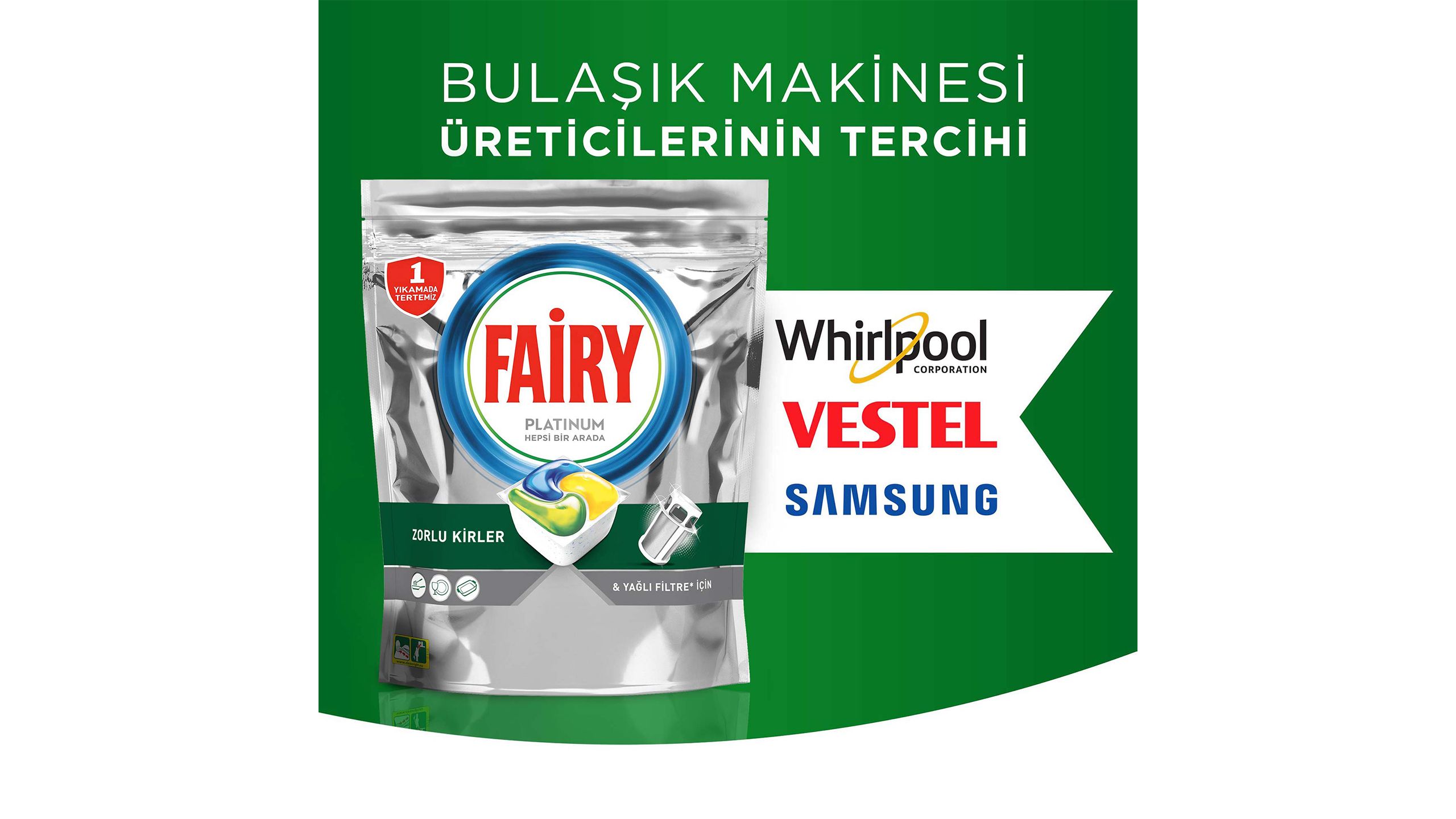 Fairy Platinum Bulaşık Makinesi Deterjanı Kapsülü Limon Kokulu 50 ...