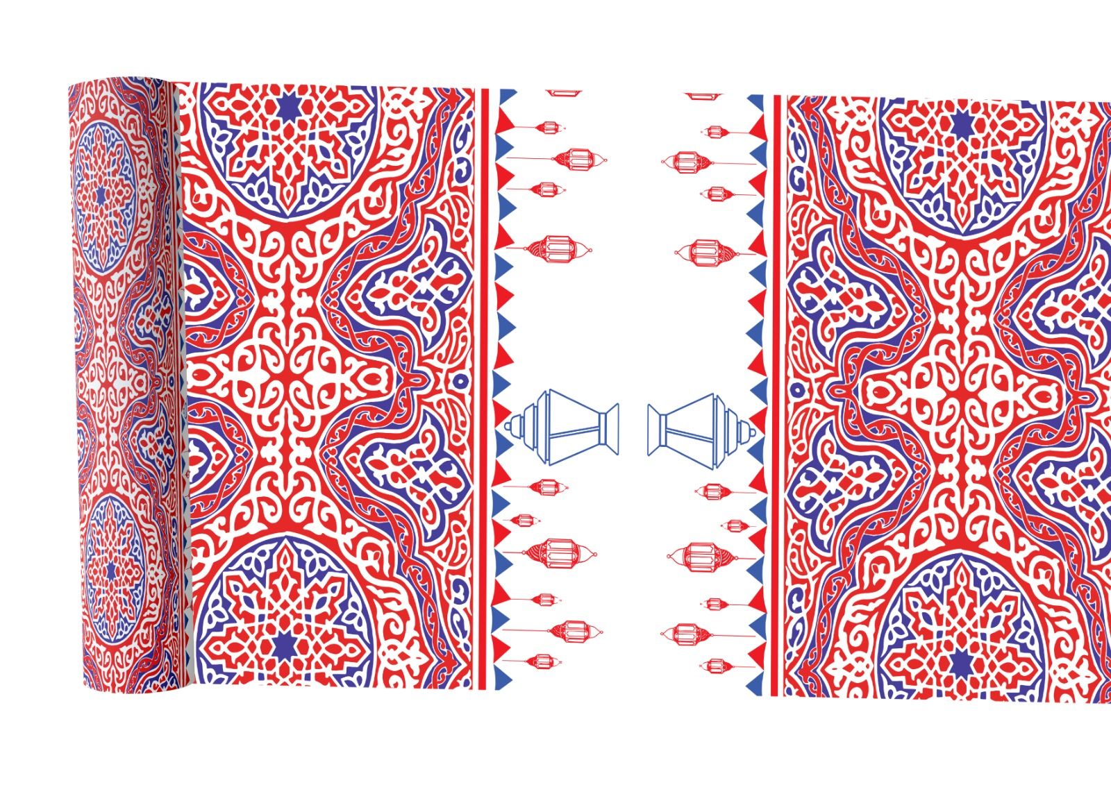 Buy Al Fath Table Cover Roll Ramadan Design 90X100Cm 500G Online in ...