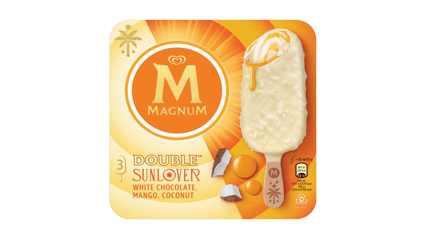 Magnum Ice Cream Double Sunlover 3p