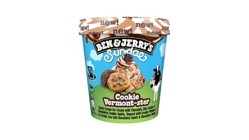 Ben & Jerry's zmrzlina Sundae Cookie Vermon-ster | 427 ml