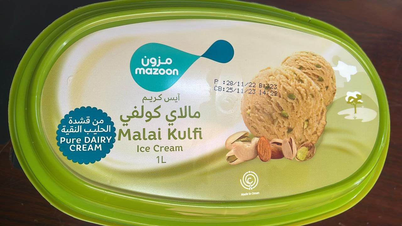 Buy Mazoon Malai Kulfi Ice Cream, 1L Online in Oman Talabat Oman