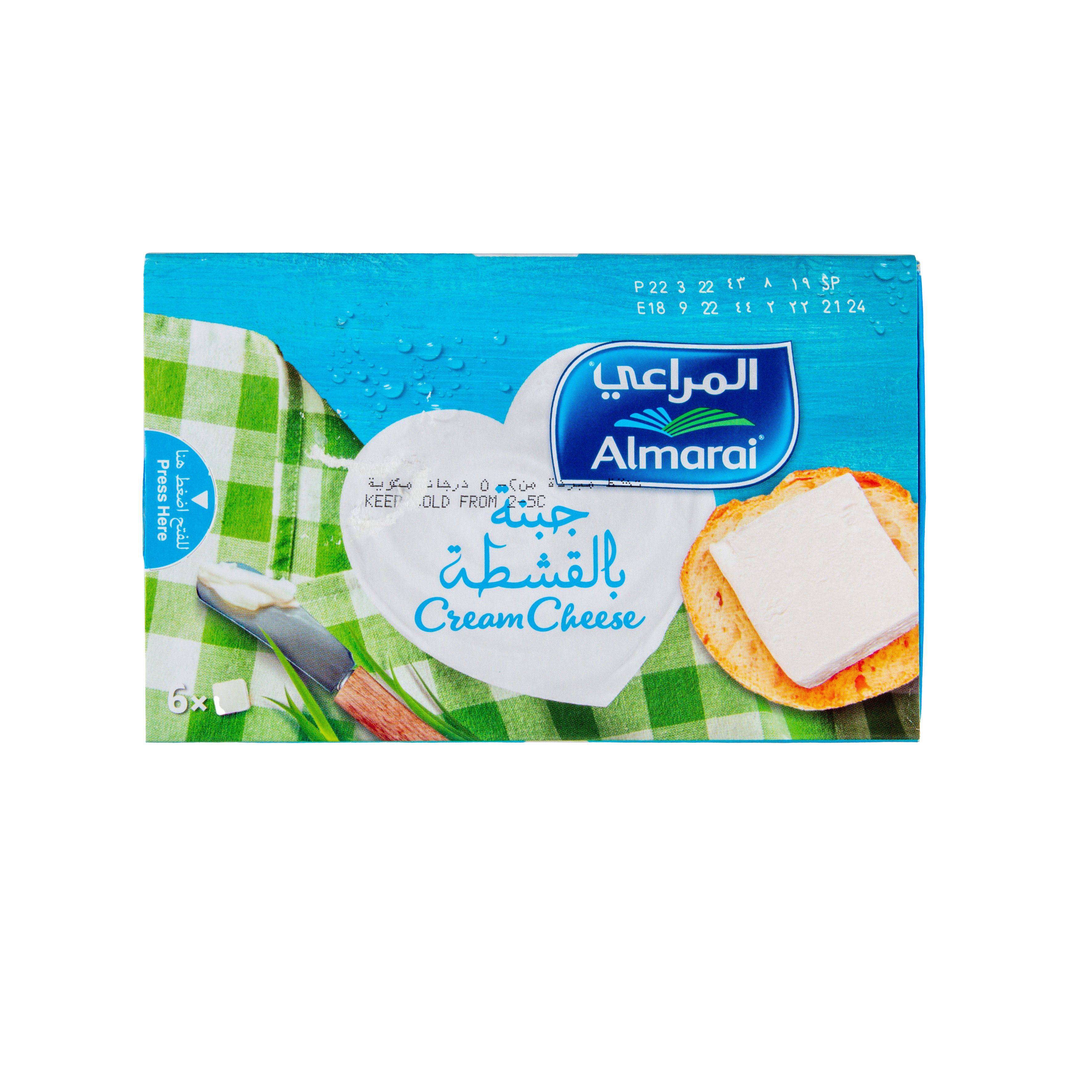 Buy Almarai Cream Cheese, 6 Portion, 108g Online in Bahrain Talabat