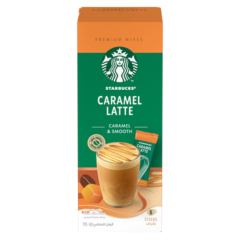 Starbucks White Late Caremel Mix Multipack 23 g x5 Pack