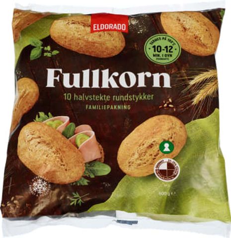 Eldorado Rundstykker Fullkorn 10stk | 600g