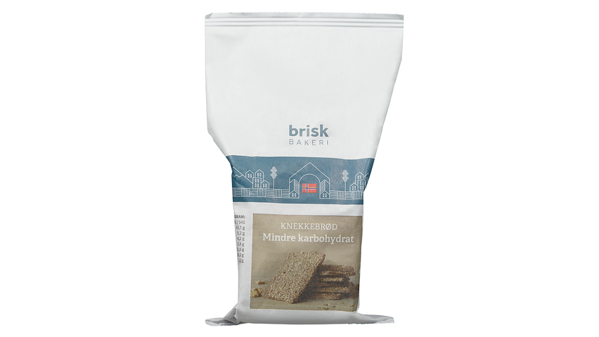 Brisk Knekkebrød Glutenfri Mindre Karbohydrat | 150g