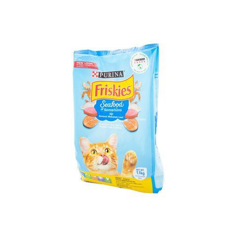 FRISKIES CAT FOOD SEAFOOD SENSATIONS FLAVOUR 1.1kg