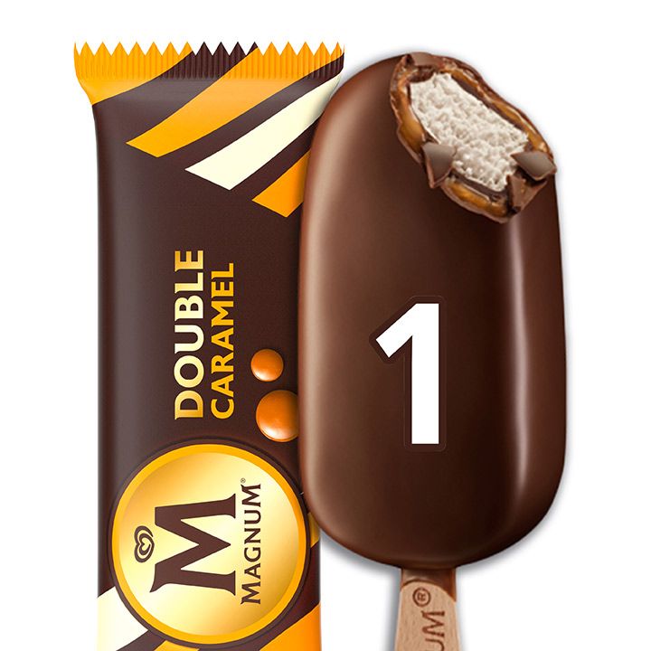 Buy Magnum Double Caramel Ice Cream Stick, 95ml Online in Bahrain