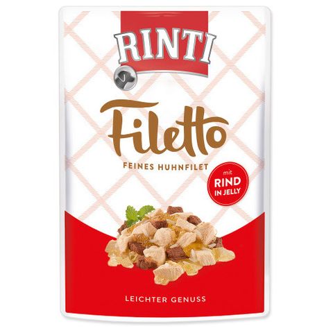 Rinti Krmivo pro psy Filetto kapsička kuře + hovězí | 100 g