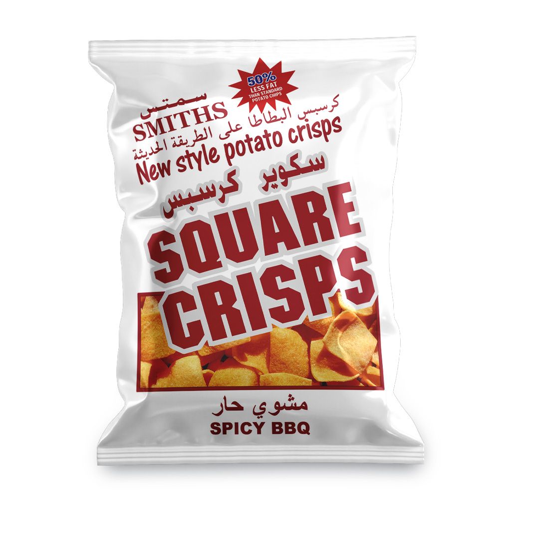 Buy Smiths Square Crisps BBQ 25g Online in UAE Talabat UAE