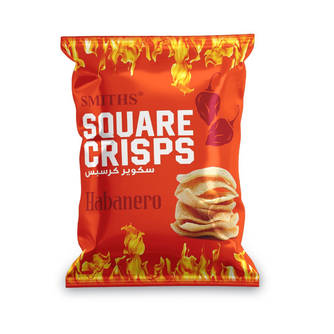 Buy Smiths Square Crisps Habanero 25g Online in UAE Talabat UAE