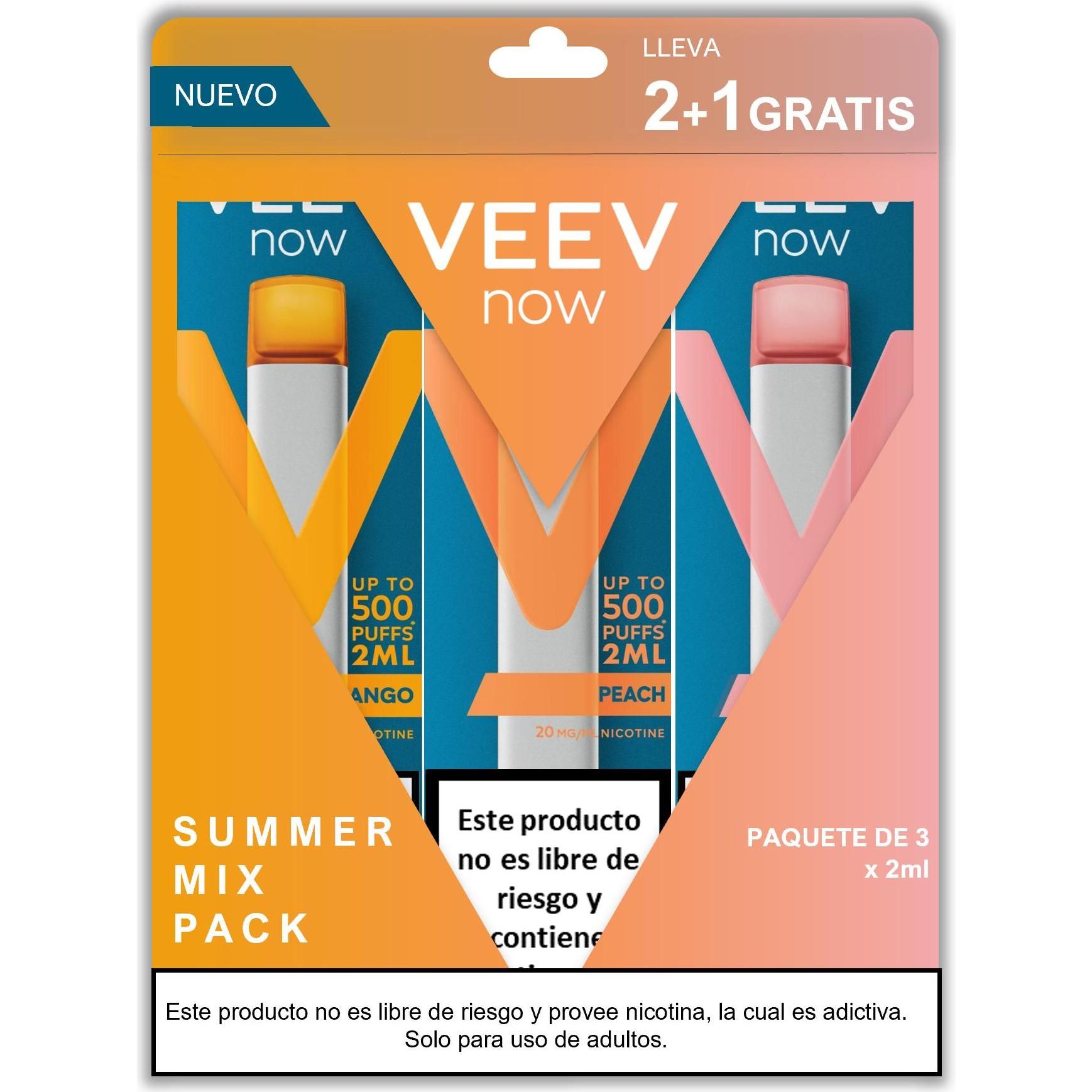 Vapes Veev Now Summer Mix 3 x 2 ml