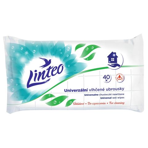 Linteo Wet cleaning wipes universal | 40 pcs