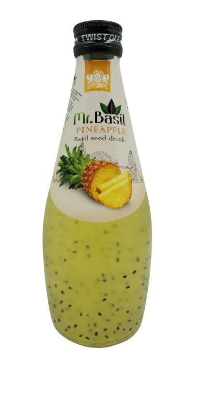 Buy Mr Basil Pineapple Drink, 290ml Online In Kuwait 