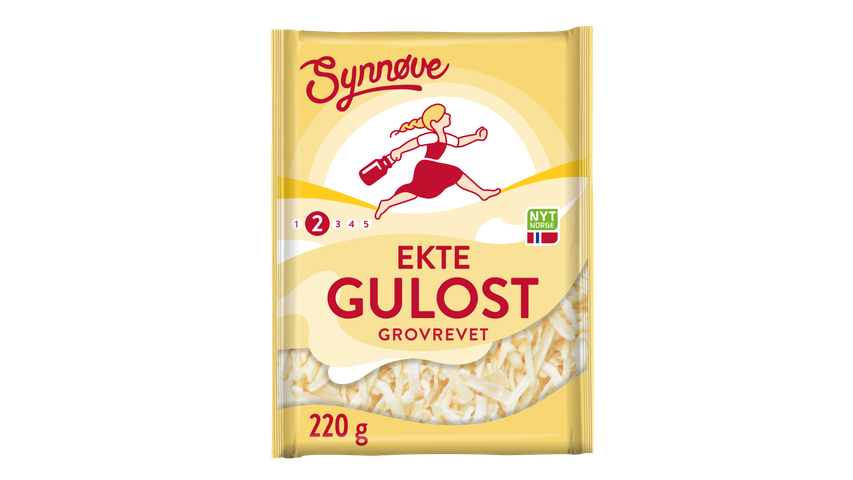 Synnøvegulost Revet | 220g