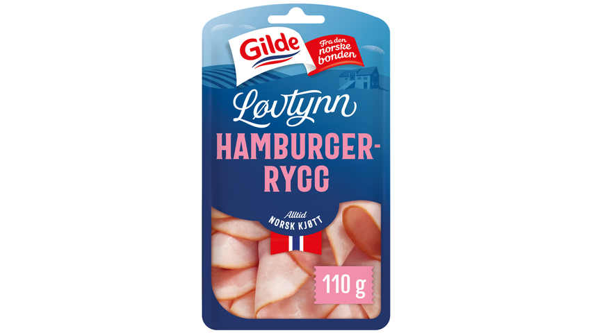 Gilde Hamburgerrygg Løvtynn | 110g